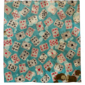 Rideaux De Douche Motif affligé d'Alice du pays des merveilles (Devant)