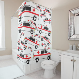 Rideaux De Douche Motif ambulancier