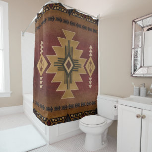 Rideaux De Douche Motif amérindien