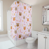 Rideaux De Douche Motif animal adorable (En situation)