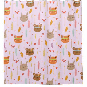 Rideaux De Douche Motif animal adorable
