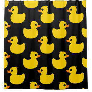 Rideaux De Douche Motif animal de canard en caoutchouc