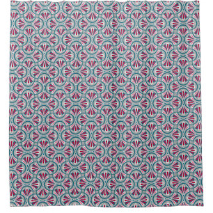 Rideaux De Douche Motif art déco coloré.