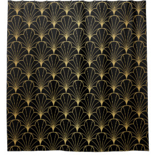 Rideaux De Douche Motif art déco vintage