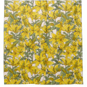 Rideaux De Douche Motif avec nénuphar jaune (Devant)