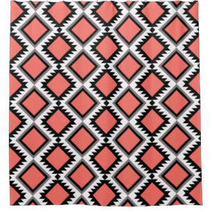 Rideaux De Douche Motif Aztec