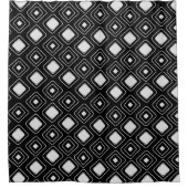 Rideaux De Douche Motif Aztèque tribal noir Boho (Devant)