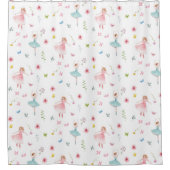 Rideaux De Douche Motif Ballerina (Devant)