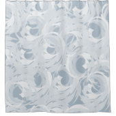 Rideaux De Douche Motif bleu Turquoise Dusty (Devant)