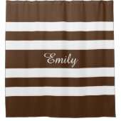 Rideaux De Douche Motif Brown moderne (Devant)