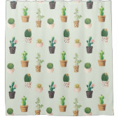 Rideaux De Douche Motif Cactus (Devant)