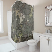 Rideaux De Douche Motif Camouflage Cowboy (En situation)