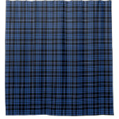 Rideaux De Douche Motif carreaux tartan bleu classique (Devant)