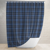 Rideaux De Douche Motif carreaux tartan bleu classique