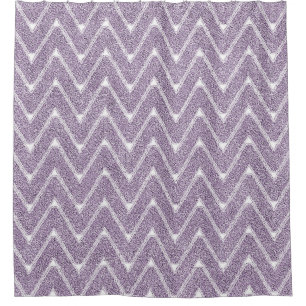Rideaux De Douche Motif chevron lilas poussiéreux