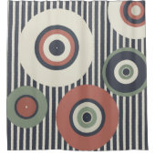 Rideaux De Douche Motif circulaire (Devant)