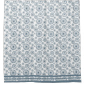 Rideaux De Douche Motif circulaire gris ardoise (Devant)
