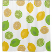 Rideaux De Douche Motif citron et citron vert (Devant)