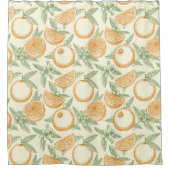 Rideaux De Douche Motif classique aux fruits orange (Devant)