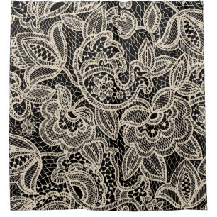 Rideaux De Douche Motif continu dentelle