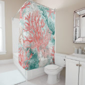 Rideaux De Douche Motif Corail Côté Luxe (En situation)