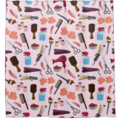 Rideaux De Douche motif couture KIT (Devant)