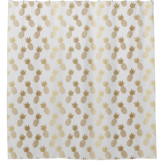 Rideaux De Douche Motif d'ananas (Devant)