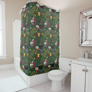 Rideaux De Douche Motif d'animaux aquatiques vie sous-marine en me