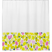Rideaux De Douche Motif d'aquarelle citron (Devant)