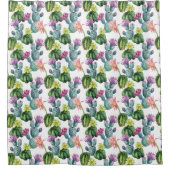 Rideaux De Douche Motif d'art Cacti (Devant)