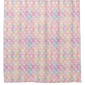 Rideaux De Douche Motif de balance de sirène Pastel Iridescente (Devant)