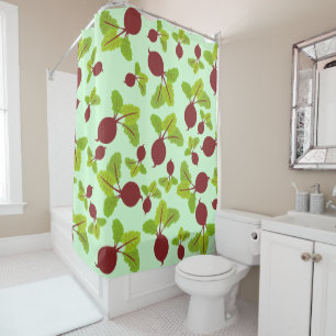 Rideaux De Douche Motif de betteraves