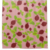 Rideaux De Douche Motif de betteraves (Devant)