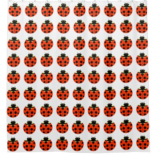 Rideaux De Douche Motif de bugs (Devant)