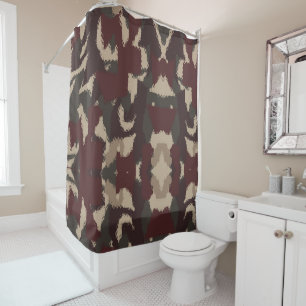Rideaux De Douche Motif de camouflage militaire Abstrait