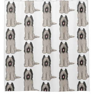 Rideaux De Douche Motif de cartes mignonnes
