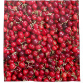 Rideaux De Douche Motif de cerise douce (Devant)