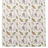 Rideaux De Douche Motif de dessin animé Tan FRIENDS™ (Devant)