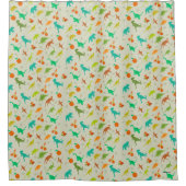 Rideaux De Douche Motif de dinosaures (Devant)