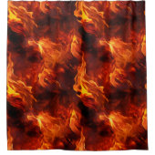 Rideaux De Douche Motif de feu (Devant)