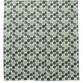 Rideaux De Douche Motif de feuille d'eucalyptus vert sauge Botanique (Devant)