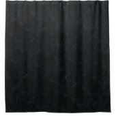 Rideaux De Douche Motif de fissuration noir (Devant)