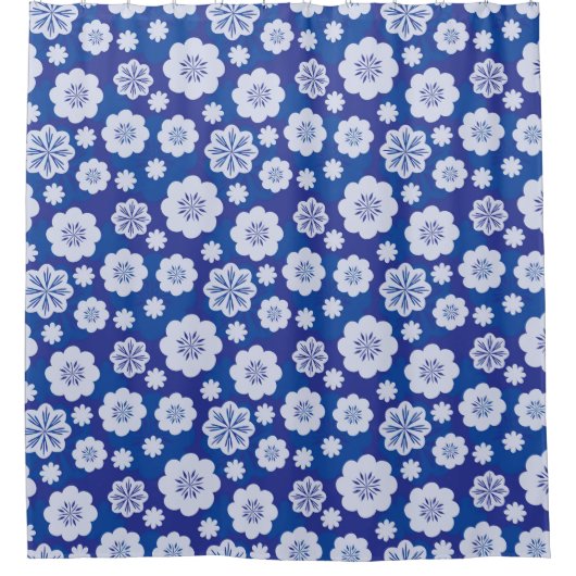 Rideaux De Douche motif de fleur (Devant)