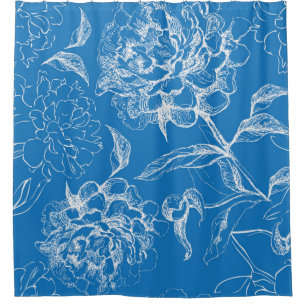 Rideaux De Douche Motif de fleurs