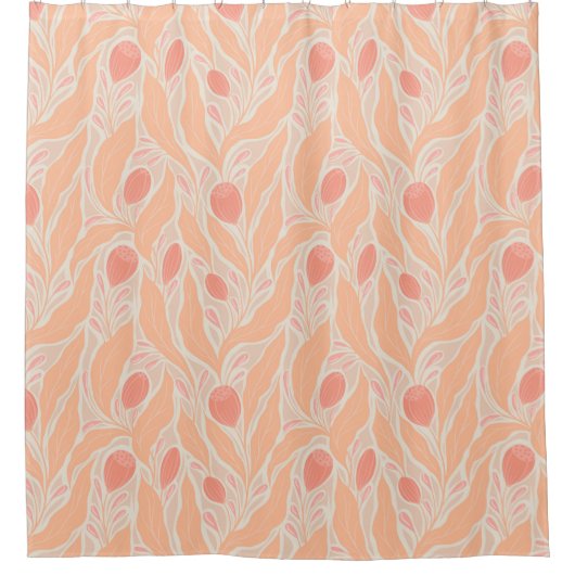 Rideaux De Douche Motif de fleurs (Devant)