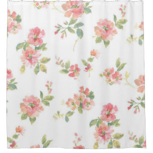 Rideaux De Douche Motif de fleurs
