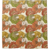Rideaux De Douche Motif de fleurs du jardin (Devant)