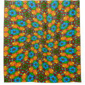 Rideaux De Douche Motif de fleurs esthétiques (Devant)