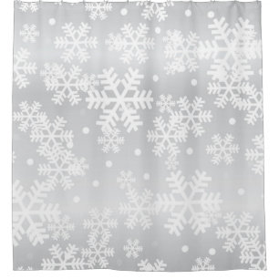 Rideaux De Douche Motif de flocon de neige	