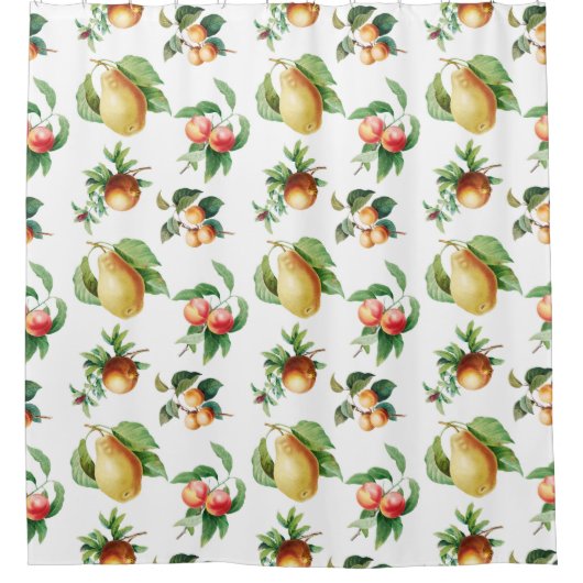 Rideaux De Douche Motif de fruits (Devant)